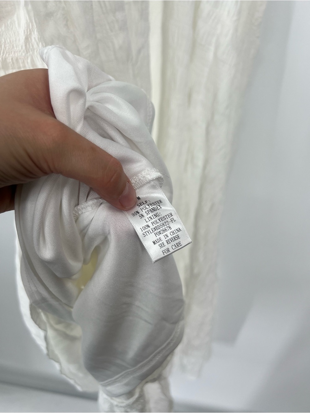 Baltic Born Mikayla Textured Tank Dress Off White NWT - Picture 9 of 9
